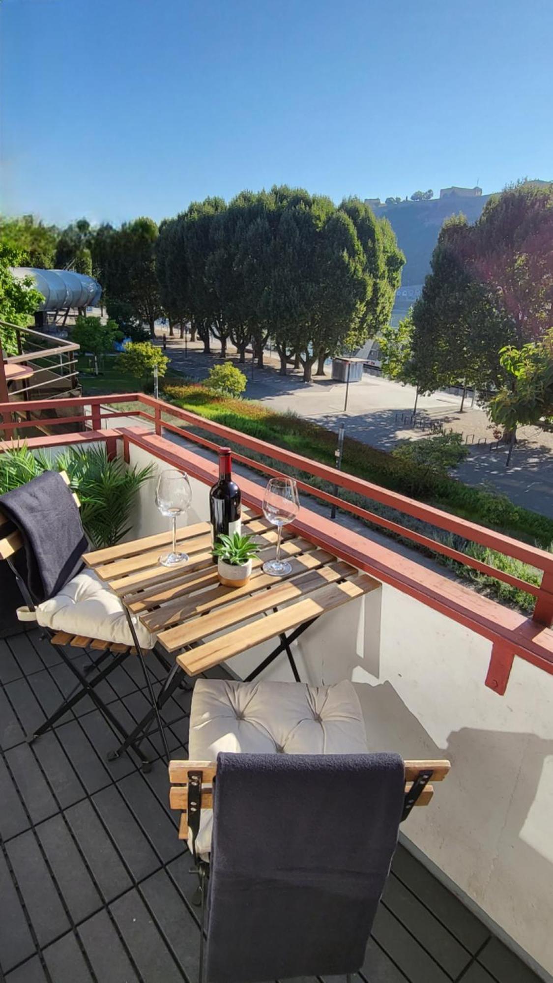 Apartment Mit Balkon Am Rhein Koblenz  Kültér fotó